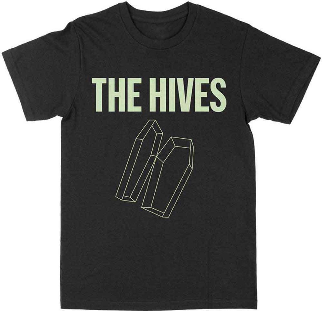 The Hives - "Glow In The Dark" T-Shirt für Herren/Damen Uni RO10182 (S) (Schwarz/Weiß)