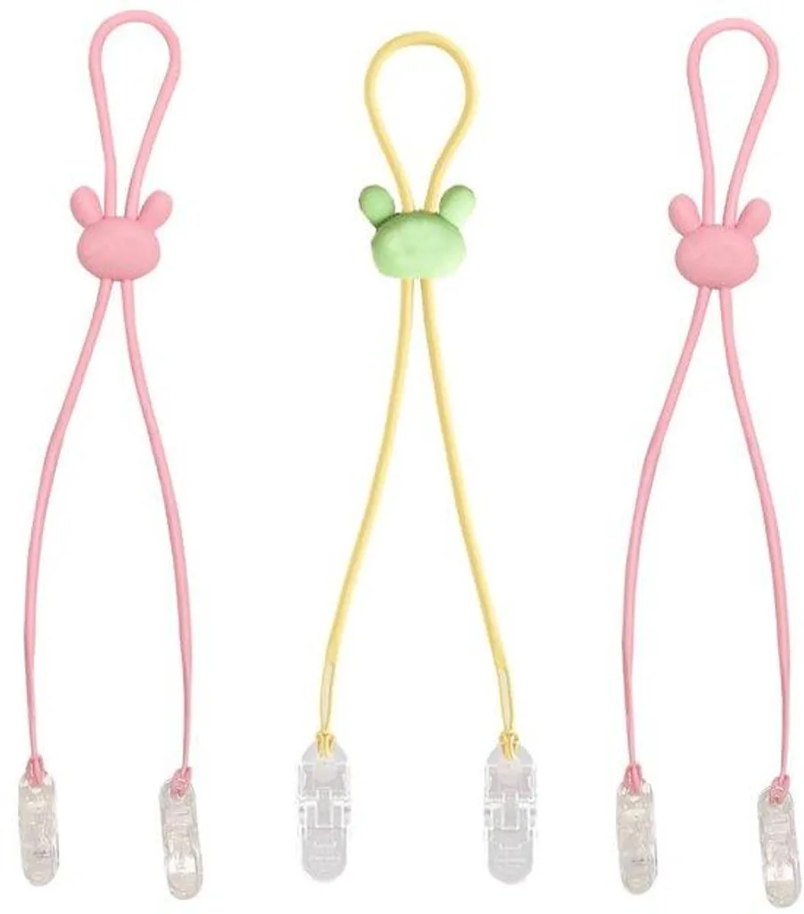 Attache Ceinture Double en Silicone Souple avec Colliers Multi-usages