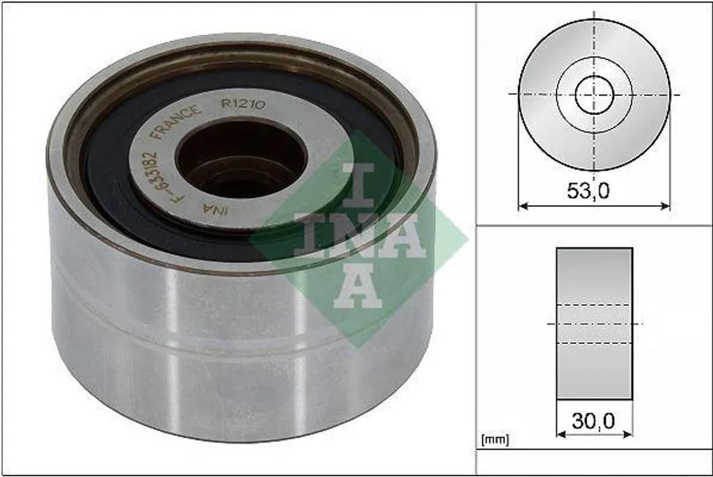 Pièce de distribution pour Opel Antara et Zafira : Rouleau INA 532088510