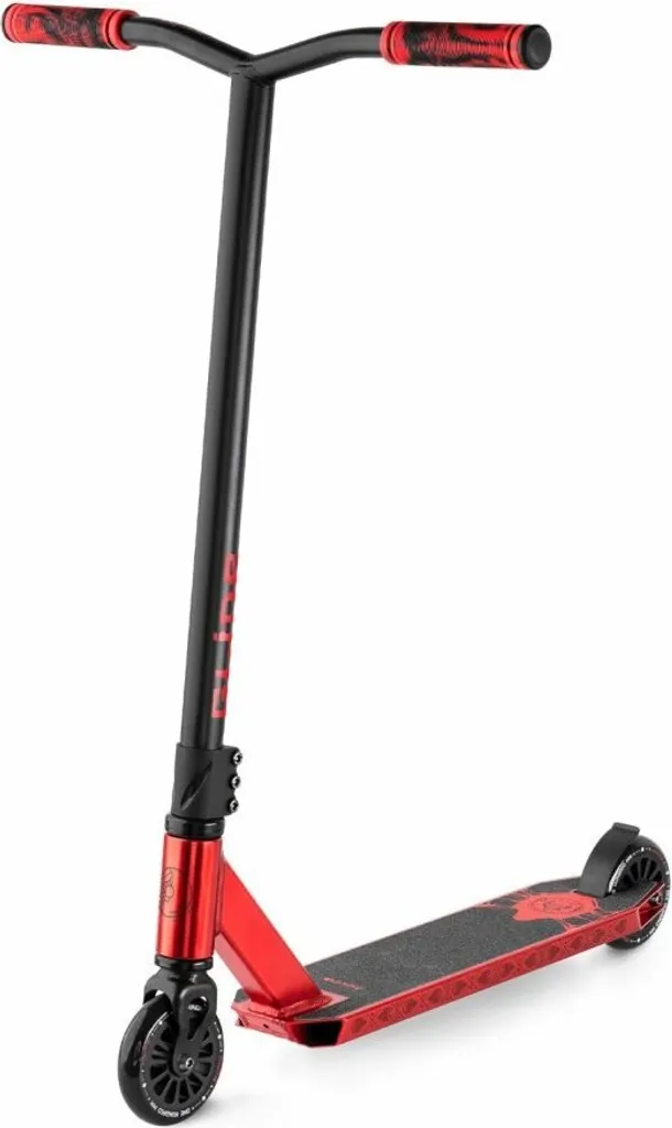 Trottinette freestyle Movino Glide rouge robuste anti-vibration park