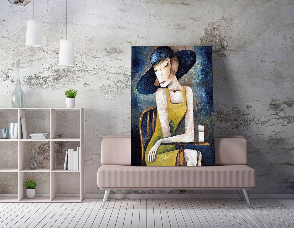 Wallity, WY68(50- MJS1494, Bunt, Leinwandbilder, 50 x 70 cm, 50% Polyester / 50% Baumwolle