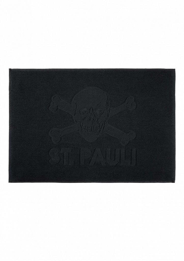 FC St. Pauli - feinstrick Streifen Logo Mütze weiß-braun