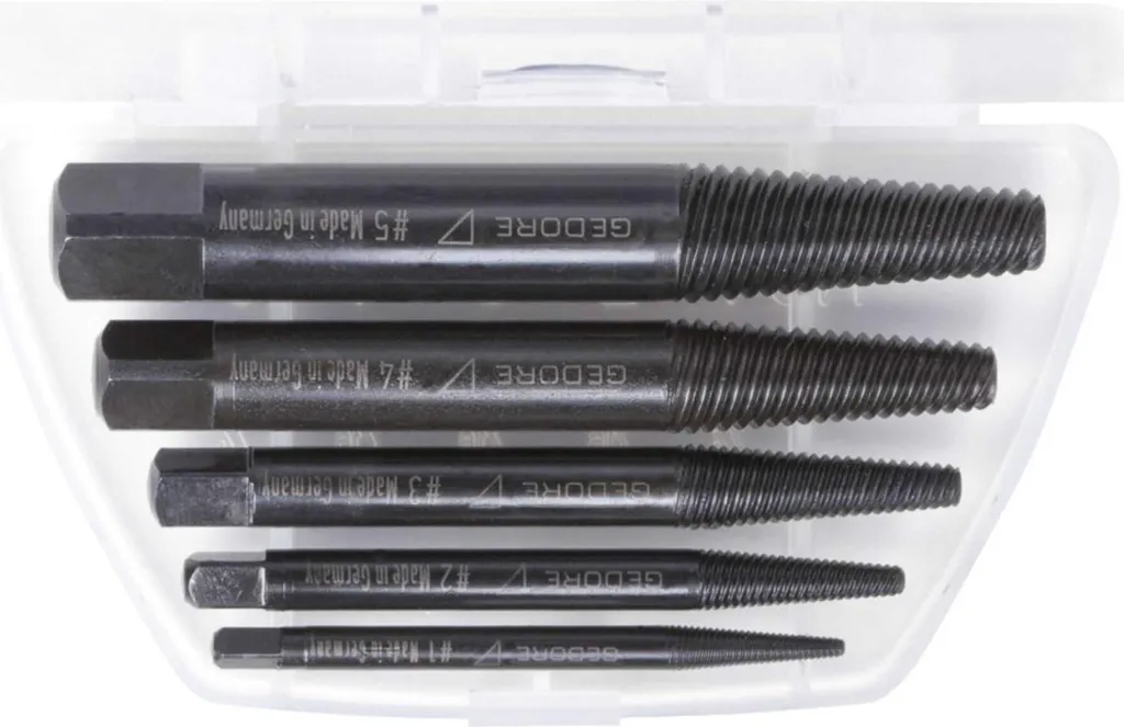 Gedore 6759620 Set Estrattori per Viti Spezzate M3-M18 | Qualità Tedesca