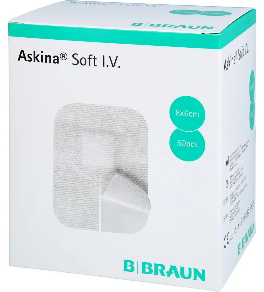 Évitez les Irritations avec Askina Soft i.V. 8x6cm Pansement de Fixation - 3