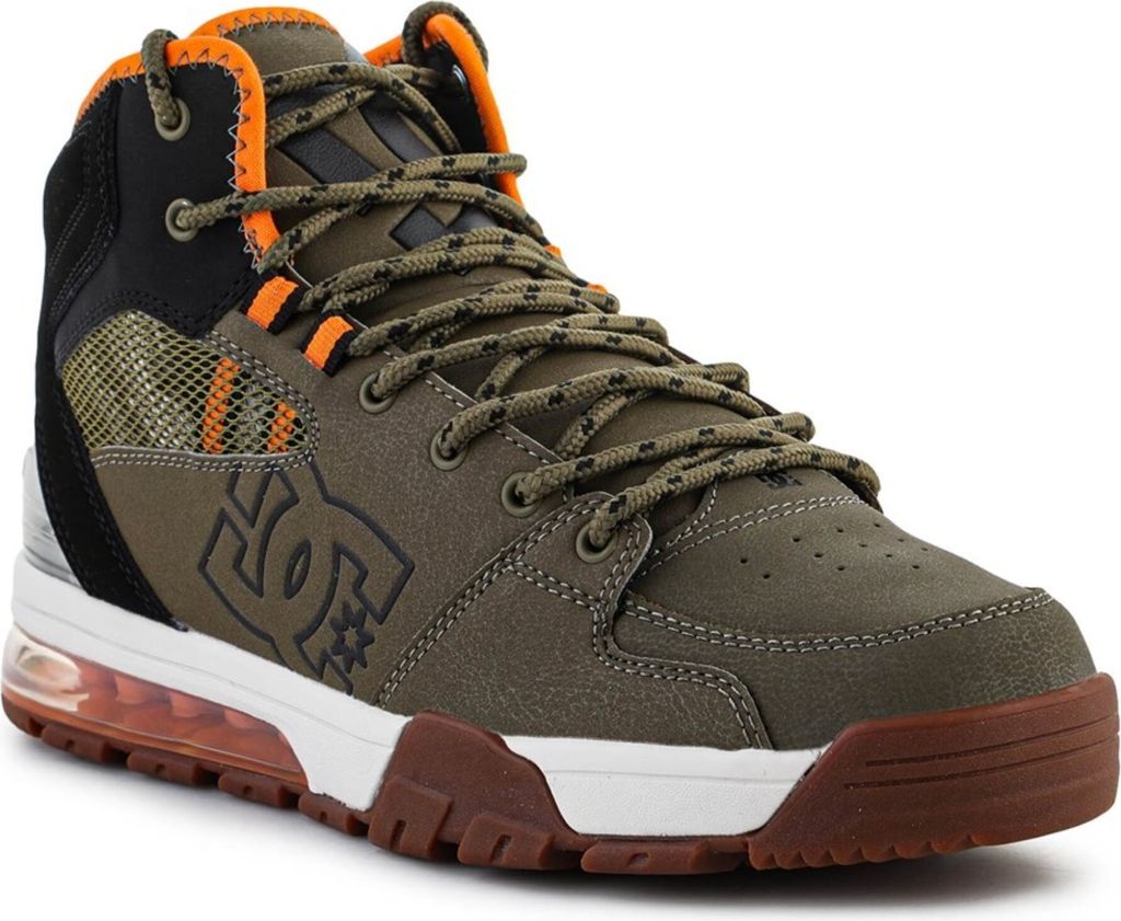 DC Shoes Versatile Hi WR Schnürung Wasserdicht Leder Turnschuhe Olive – 7 UK - 40.5 EU - 8 US / Olive