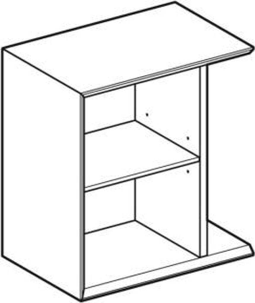 Geberit iCon Seitenelement mit Staubox wandhängend, 37x40x24,5 cm, 502324, 502.324.JK.1