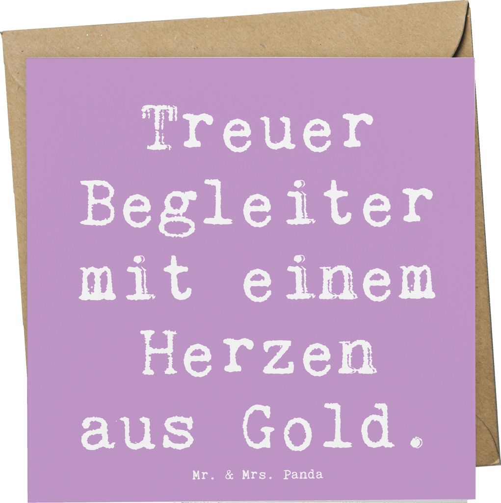 Mr. & Mrs. Panda Grußkarte Spruch Skye Terrier Herz - Lavendeltraum - Geschenk, Glückwunschkarte, langer Hund, Hunderassen Charakter, Seelenfreun...