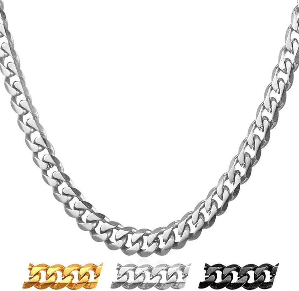 Collana Uomo U7 Cordoncino Oro 6mm 76cm | Eleva il Tuo Stile Personale