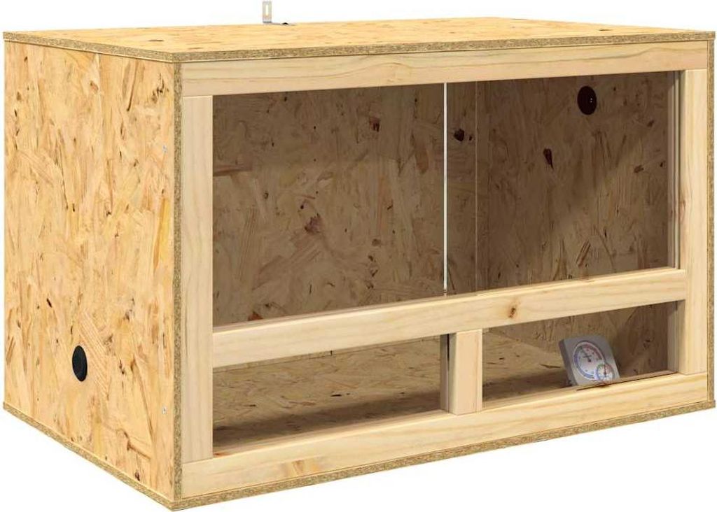 vidaXL Terrarium Braun 80 x 50 x 50 cm OSB