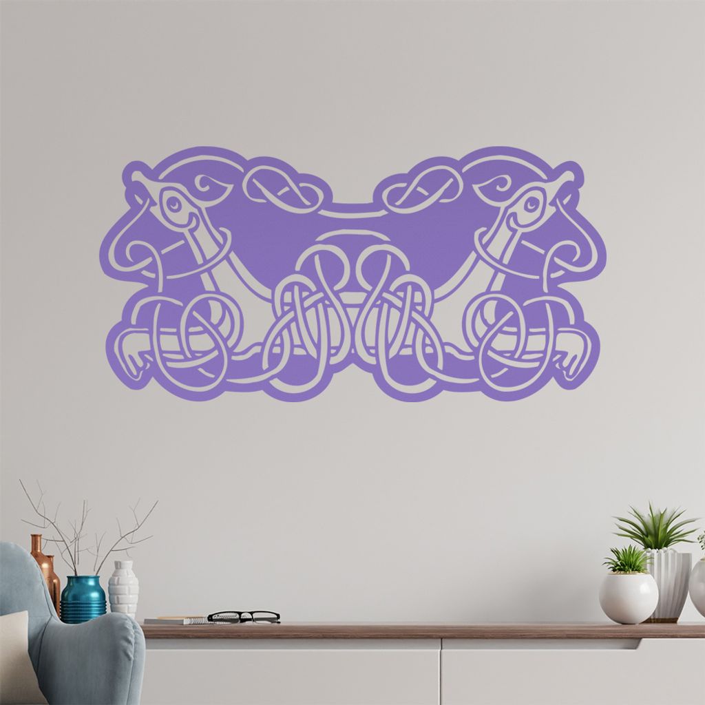 keltische Knoten Wandtattoo in 6 Größen - Wandaufkleber Wall Sticker - Dekoration, Küche, Wohnzimmer, Schlafzimmer, Badezimmer