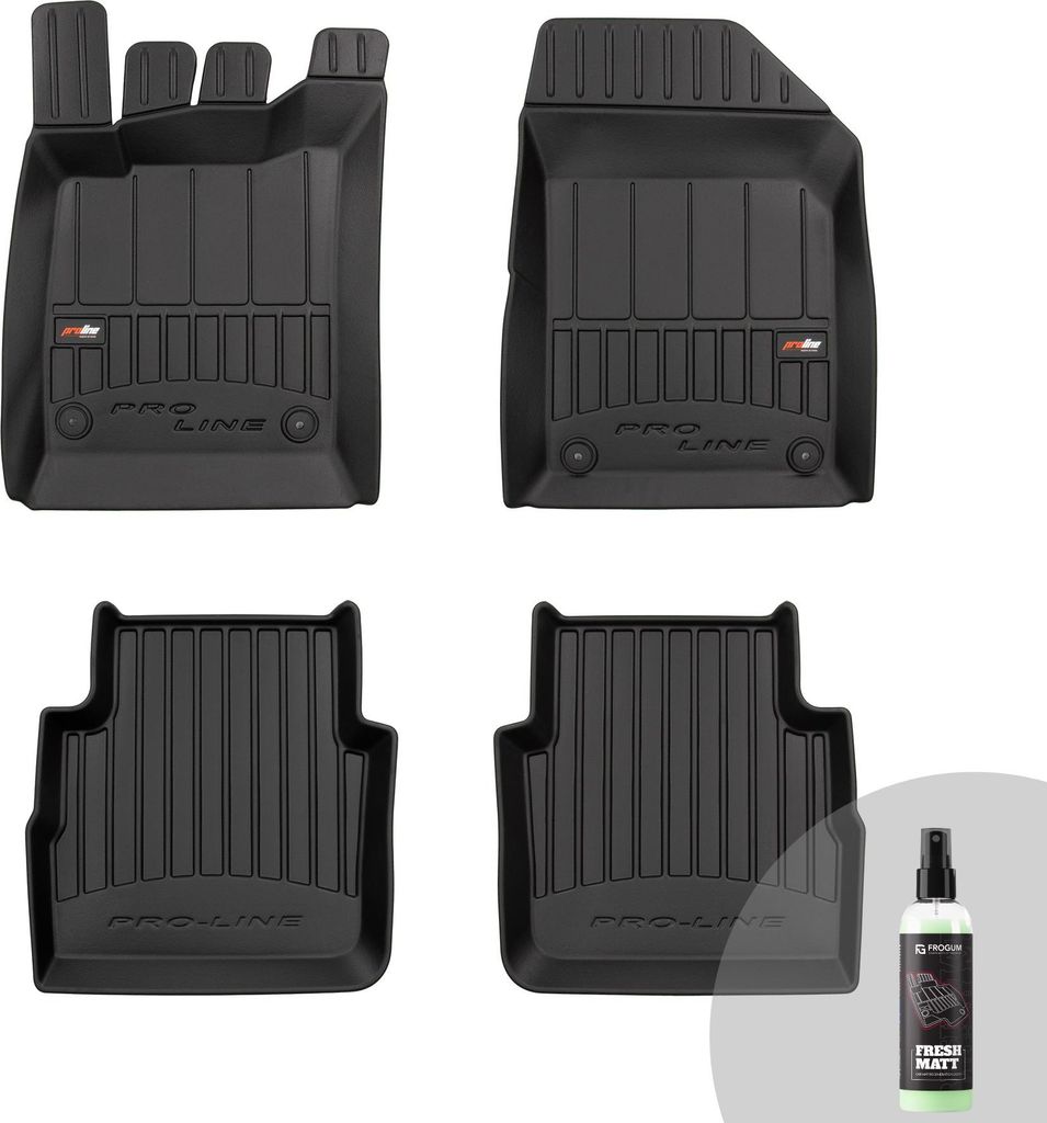 FROGUM ProLine 3D Gummimatten Exklusiven Auto Fußmatten Autofussmatten für Opel Signum 2003-2008