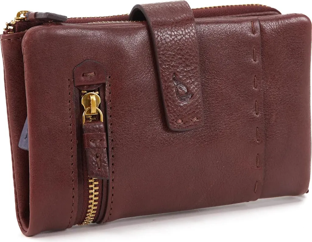 Portefeuille Abbacino 71520ab Bordeaux : Design Texture et Élégance