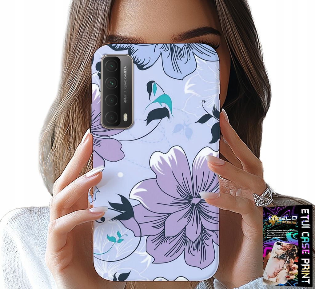 Fall Für Huawei P Smart 2021 - Floral Floral Mode Zurück Design