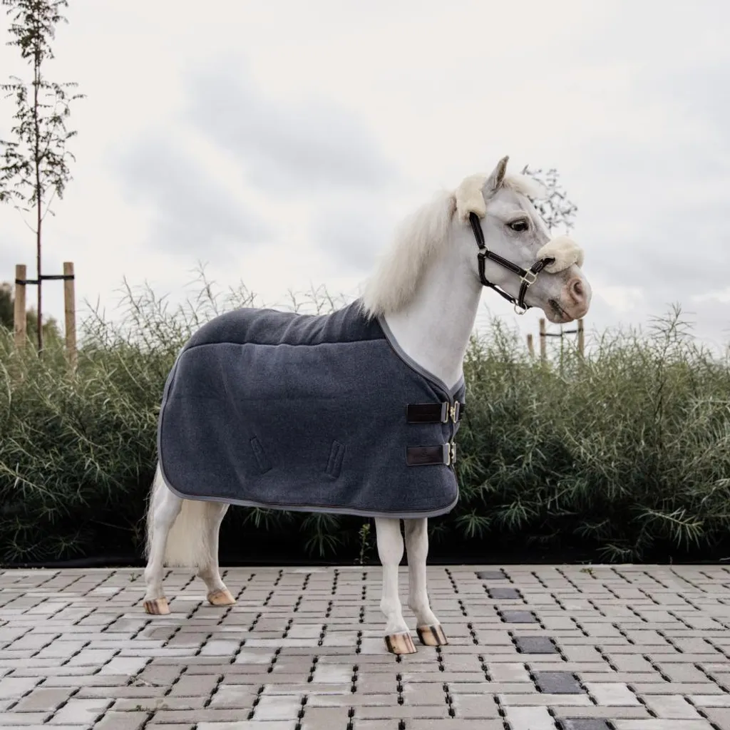Chemise séchante Heavy Fleece Tiny poney Kentucky en polaire grise 80cm