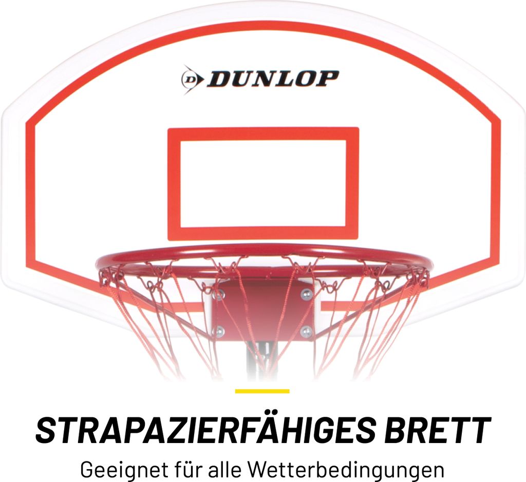 Dunlop Basketballkorb mit Ständer - Basketballkörbe - Produktbild 5