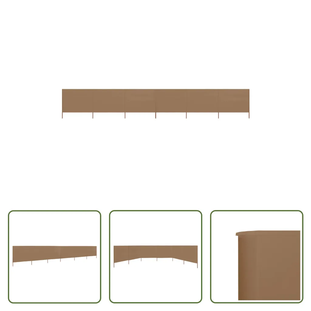 Recinto Frangivento 8m x 1.2m Tortora - 6 Unità The Living Store - 7