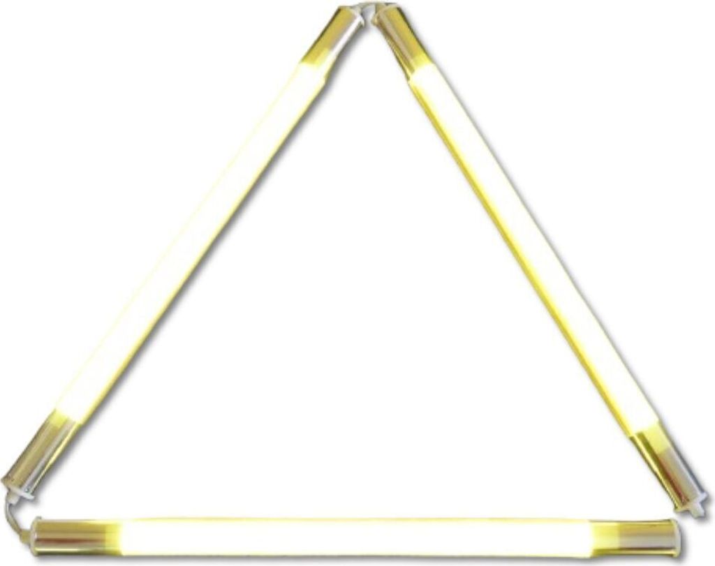 9230 LED Stab Leuchte DEL 3 x 9 Watt Leuchtstäbe a 65 cm gelb