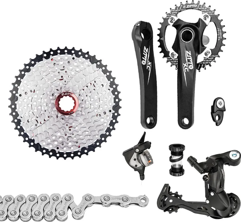 Pack Transmission VTT 10V pour Éviter les Sauts de Chaîne 11-50T Complet