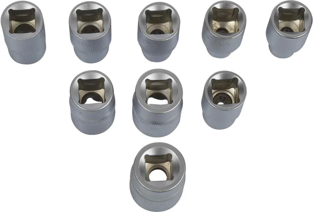 Démontez facilement vos vis Torx avec ce jeu de douilles 1/2 E10-E24 - 10