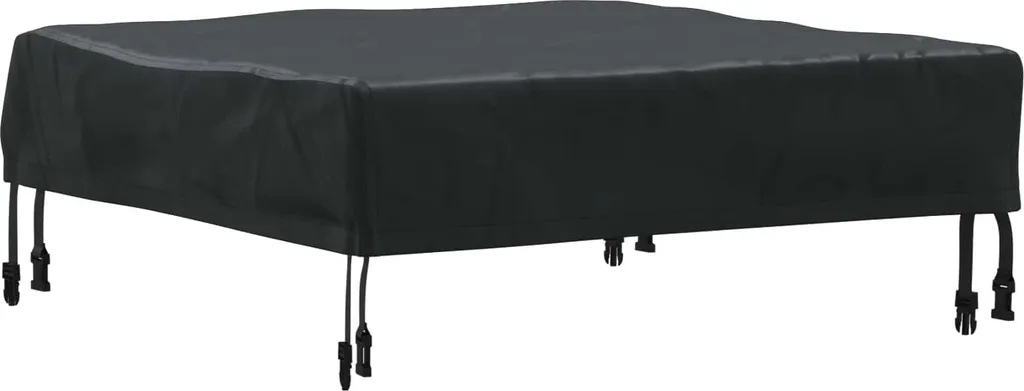 Tovaglia Nera Quadrata 62x62x15 cm in Tessuto Arredo per Casa
