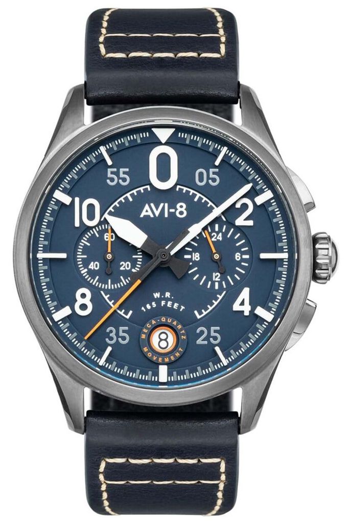 AVI-8 Spitfire Lock Chronograph Channel Blue Zegarek męski Zdjęcie produktu 