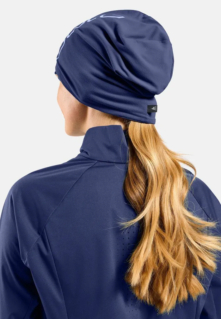 Bonnet Réversible Odlo 21805 Skipper Blue en Maille Technique Taille Unique - 9