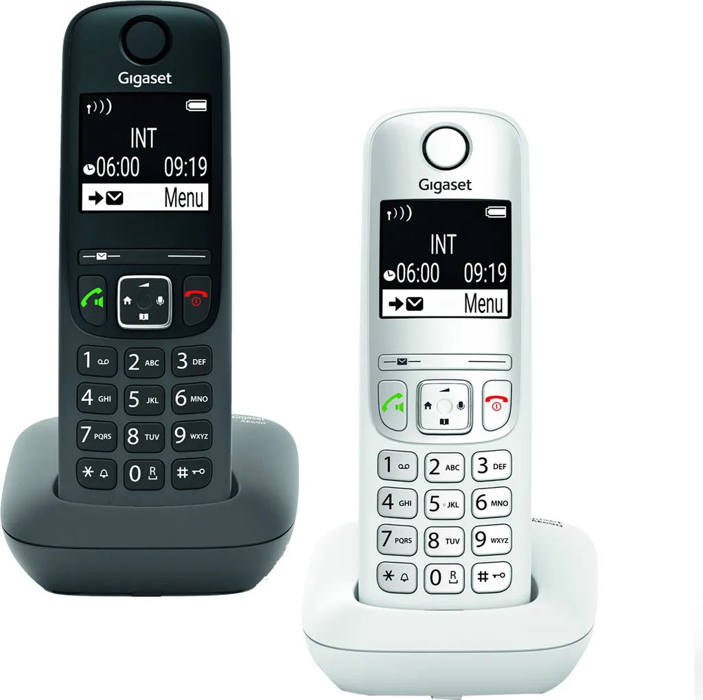Gigaset AE690 Téléphone DECT Anthracite avec Mains Libres et Écran HD