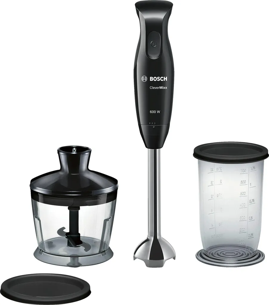 Mixer Bosch MSM2620B Nero: Potenza 600W e Design Tedesco in Cucina