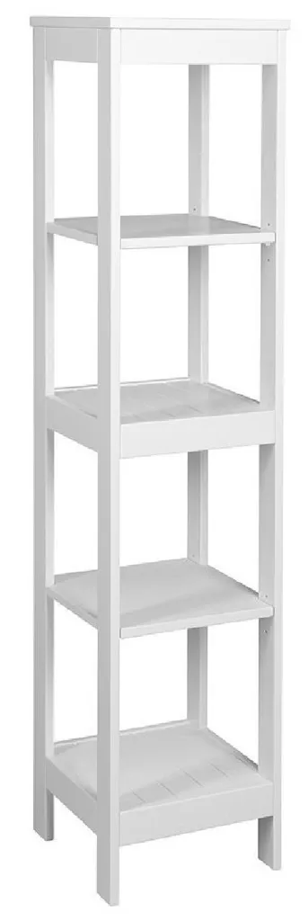 Rangement Salle de Bain Vertical Aqualine Etide Blanc Mat 36x155 cm