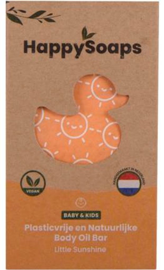 Happysoaps Baby & Kids Body Oil Bar Little Sunshine (60 gr)
