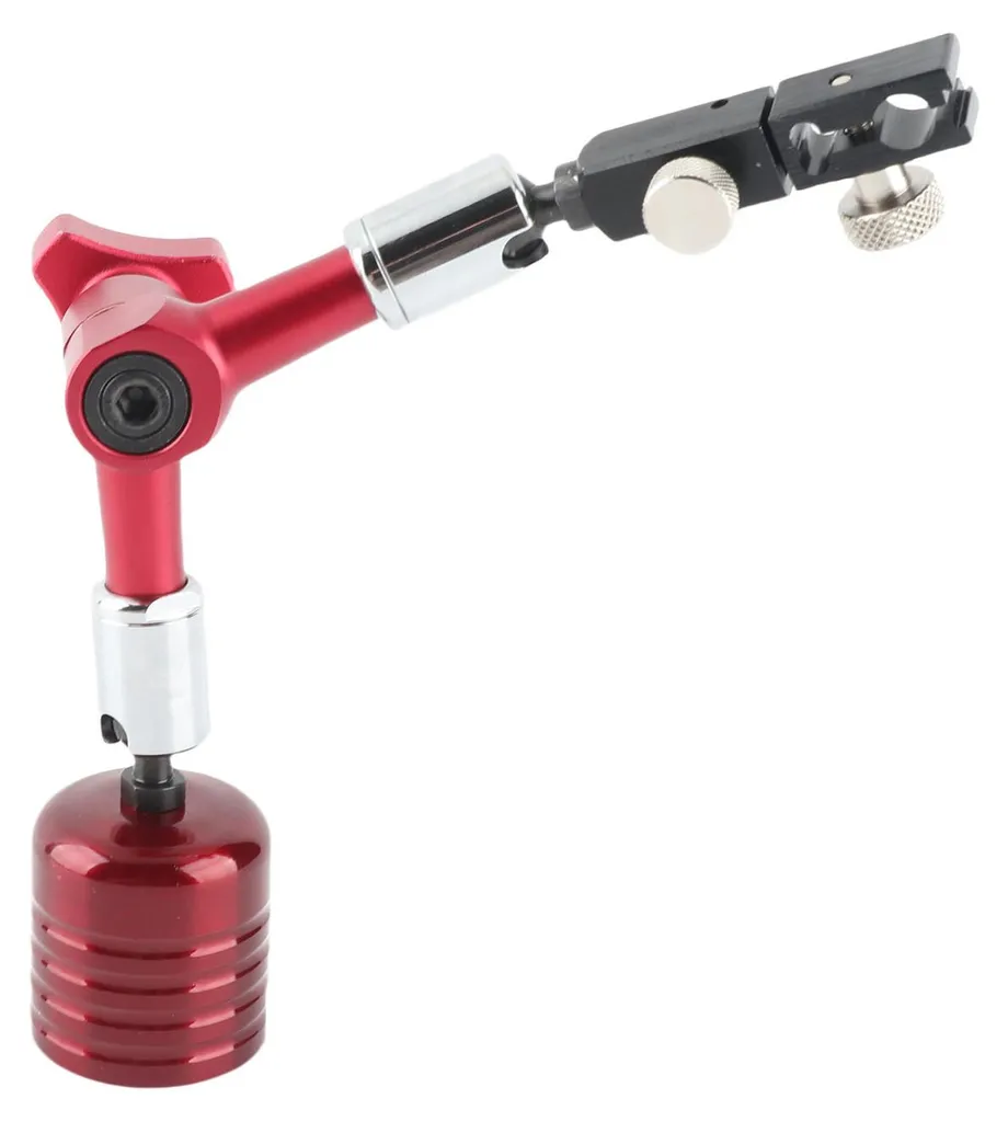 Socle magnétique universel avec bras articulé pour comparateur à cadran