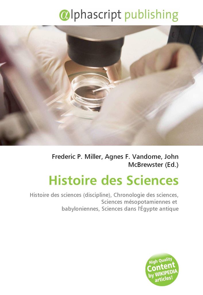 Histoire des Sciences