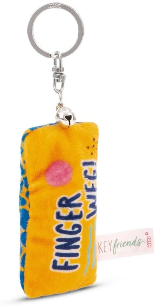 Porte-clés mini coussin en peluche Pas touche ! - Accessoire original