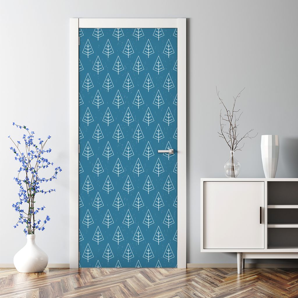 Dekorative Abnehmbarer Wandsticker Tapete Türtapete selbstklebend Bunte Hipster-Katzen 70 x 200 cm