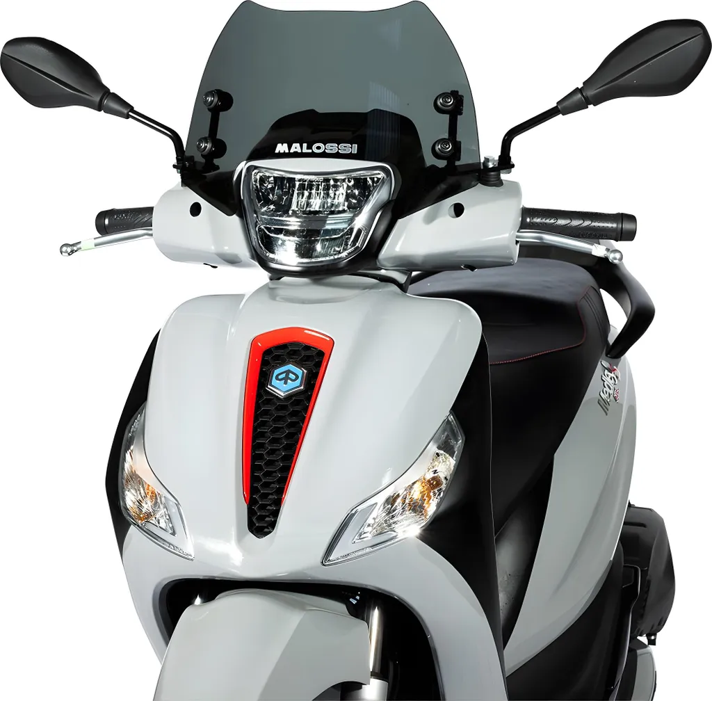 Bulle Malossi Sport Screen fumée pour améliorer l'aérodynamique scooter