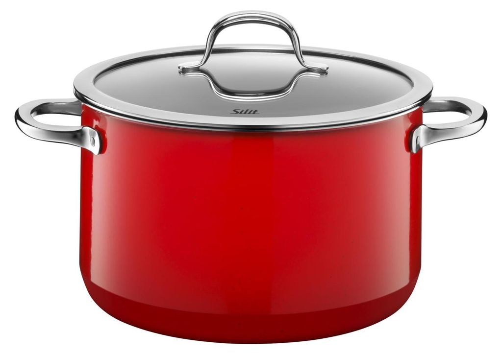 Silit Passion Červený kastrol vysoký 16 cm, skleněná Obrázek produktu 
