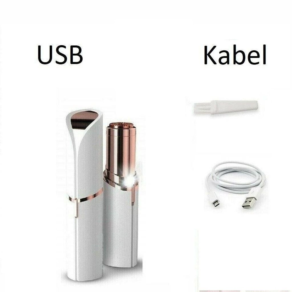 USB Mode Frauen schmerzlos Gesichts Gesicht Körper Haarentfernung