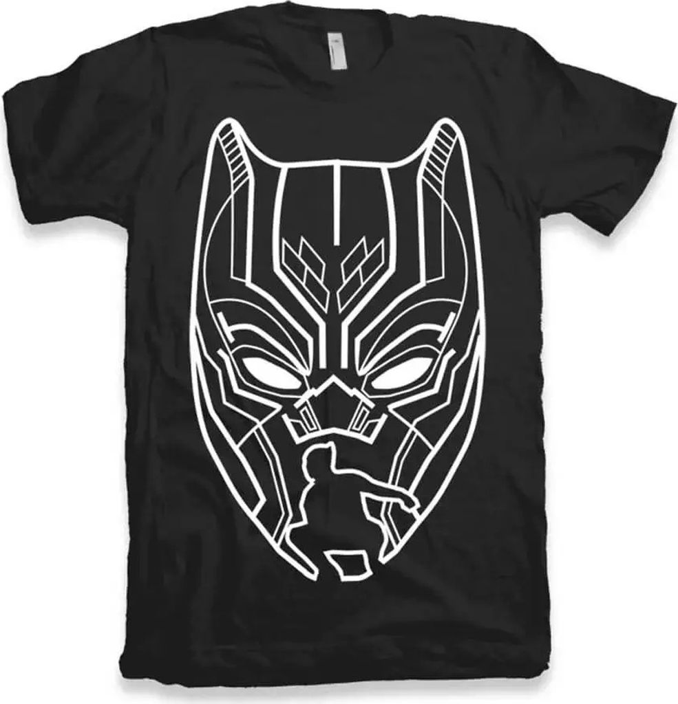 Herren Grafik T-Shirt Panther-Maske - Filmfigur – Panther Mask - Movie Character – Öko-Verantwortlich Vintage Jahrgang Kurzarm Lustige Druck