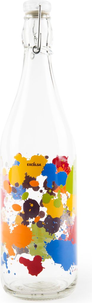 Excelsa glasflasche Dripping 1 lt bunt