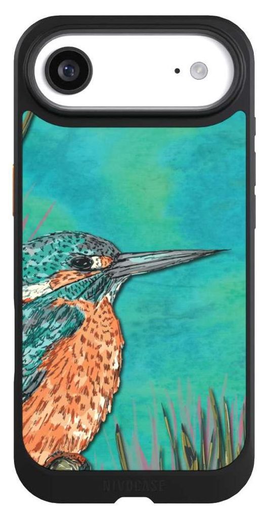 NIVOCASE Hülle für Apple iPhone Air Handyhülle NIVOcore Case Schwarz Malerei Tiere Vogel