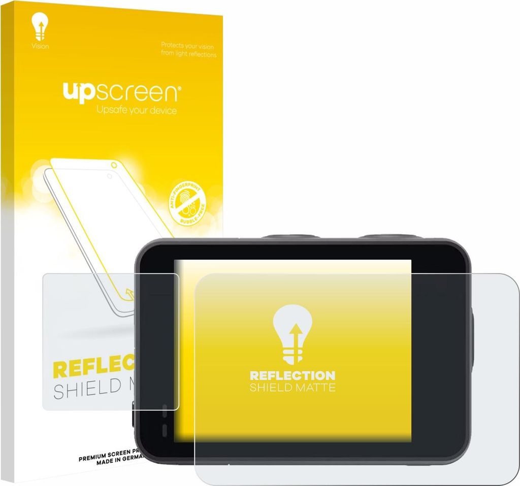 upscreen Schutzfolie für Akaso Brave 7 Displayschutz Displayschutzfolie Folie Matt Entspiegelungsfolie