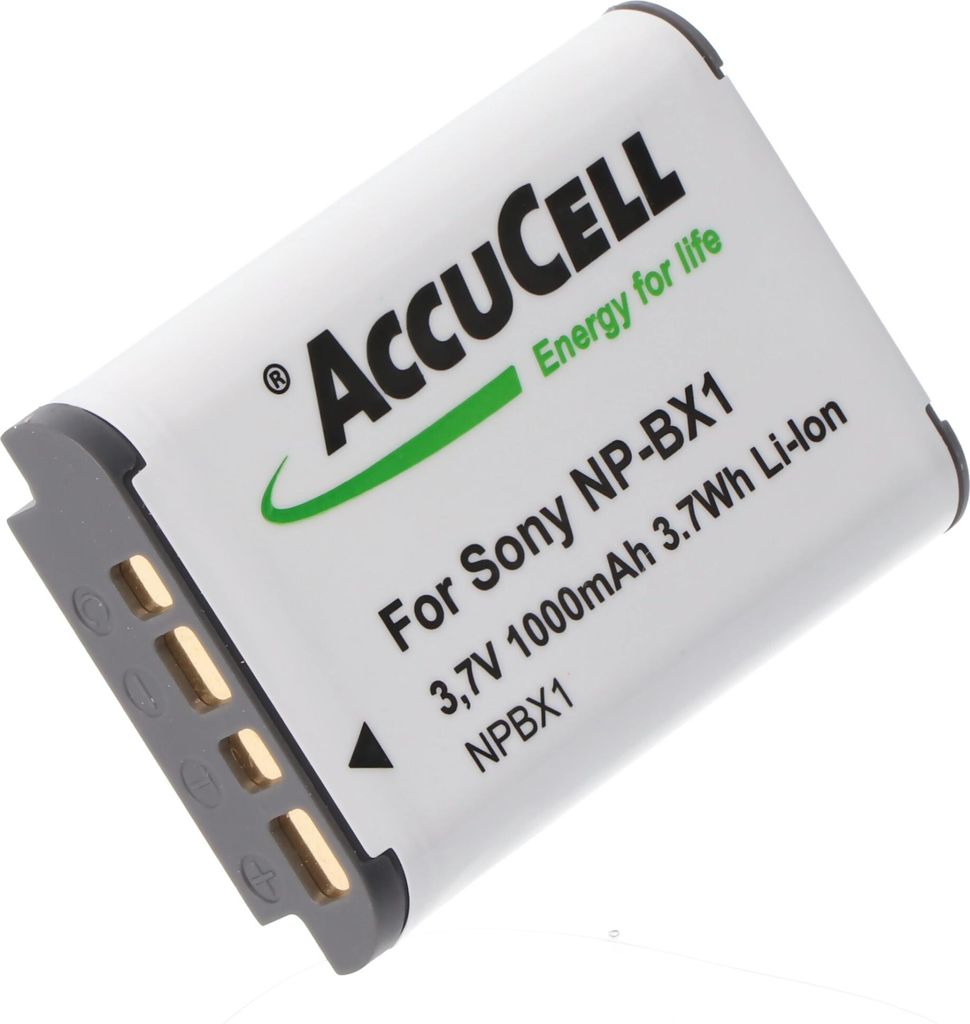 AccuCell Akku passend für Sony NP-BX1, Cyber-shot DSC-RX100, kein Original Akku