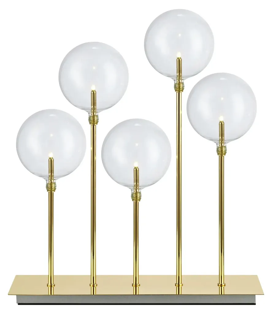 Lampe à Poser MÄSTER Or Markslojd - Luminaire Métallique Finition Luxueuse