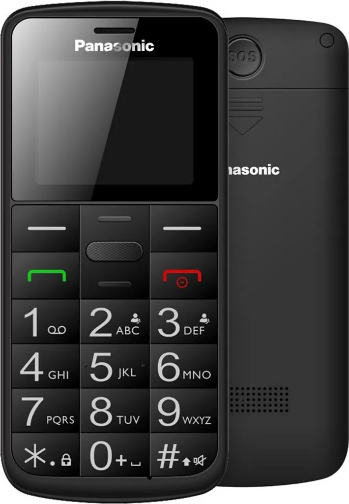 Téléphone Mobile Débloqué Panasonic KX-TU110 Écran 1,77 Pouces Noir