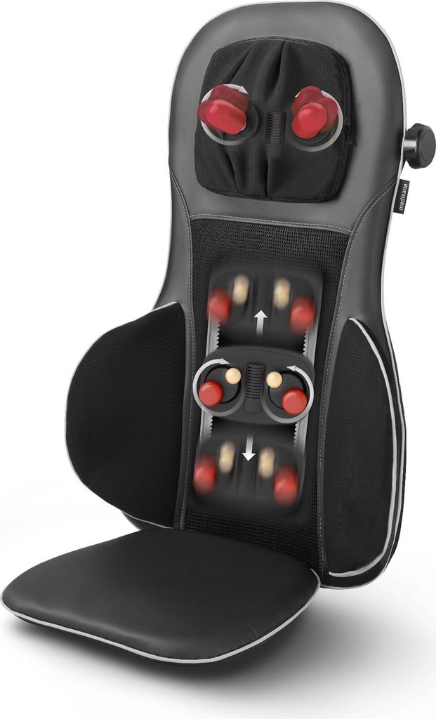Medisana MC 823, Schwarz, Grau, Shiatsu, Hinterer Bereich, Produktbild 