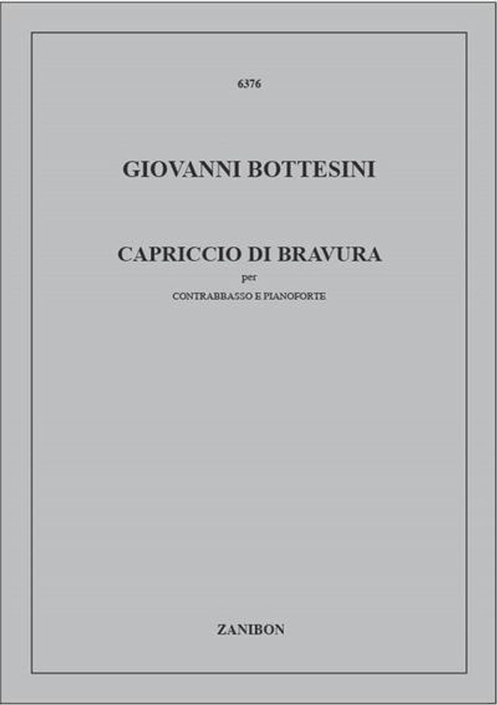 Capriccio di bravura A-Durfür Kontrabaß und Klavier