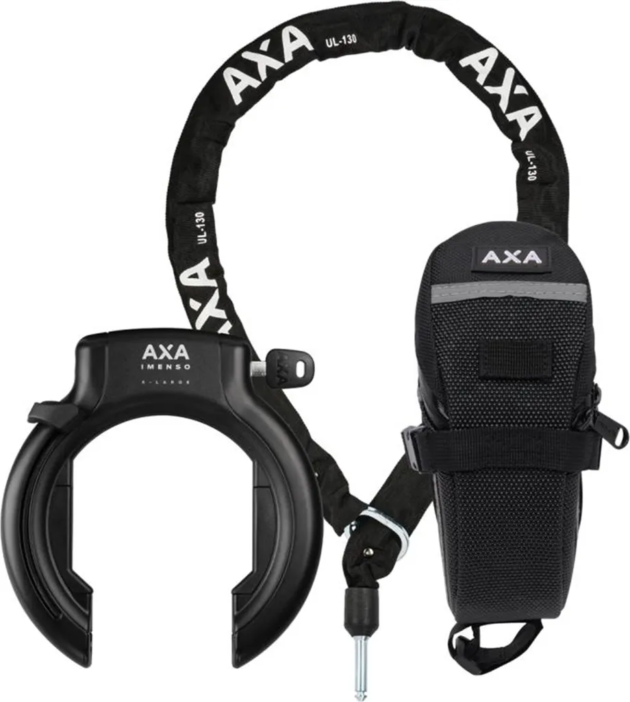 Protection Velo Ville AXA Imenso XL Pack Antivol Cadre et Chaîne 130