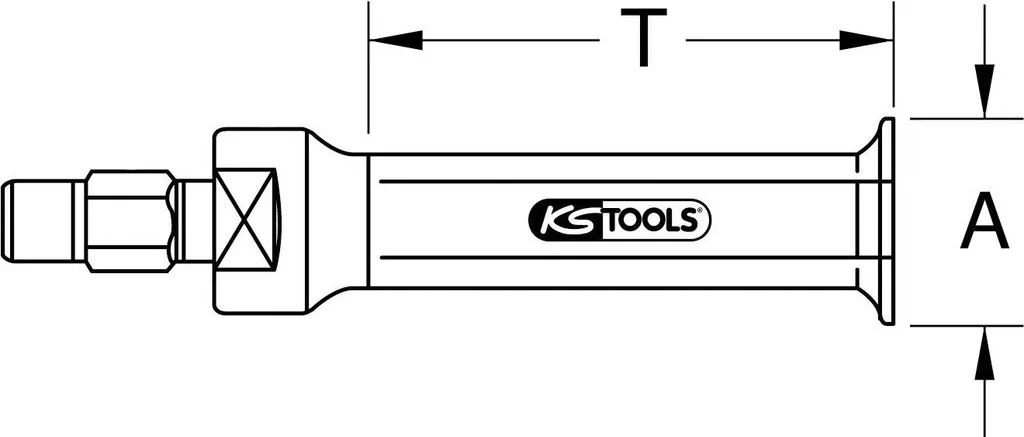 KS TOOLS 660.0116 Estrattore Interno 25-30 mm Professionale per Cuscinetti
