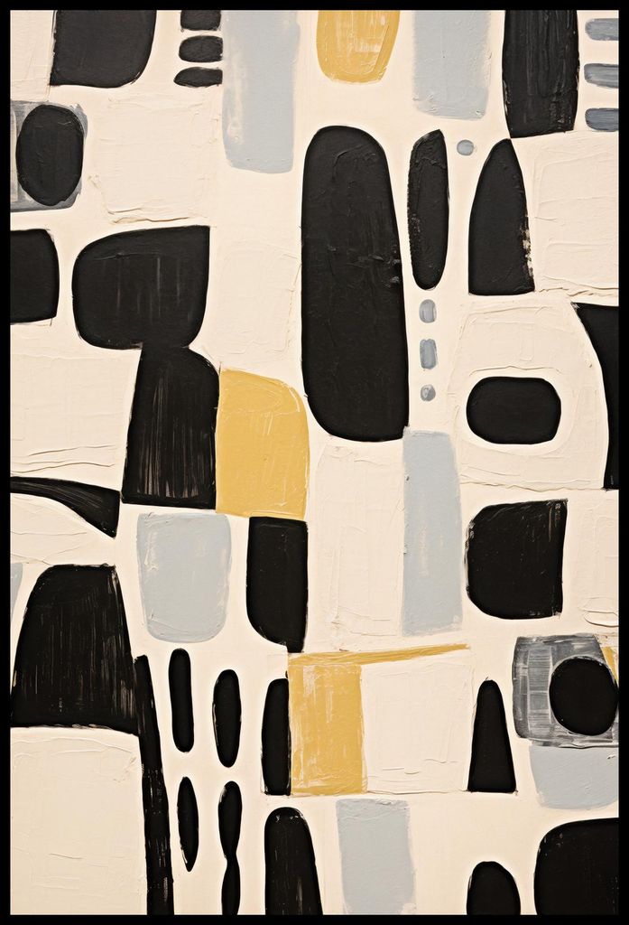 Plakat 68x101cm Geometrie der Schatten
