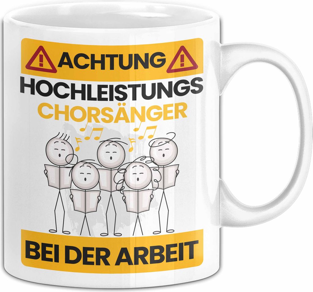 Chorsänger Tasse Geschenk Lustiger Spruch Geschenkidee für Produktbild 